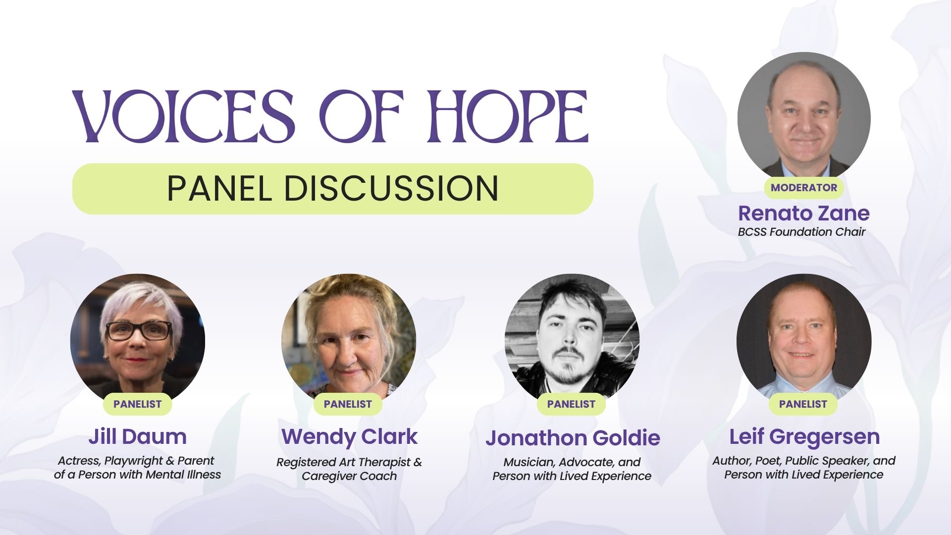 VOH Panelists 2026
