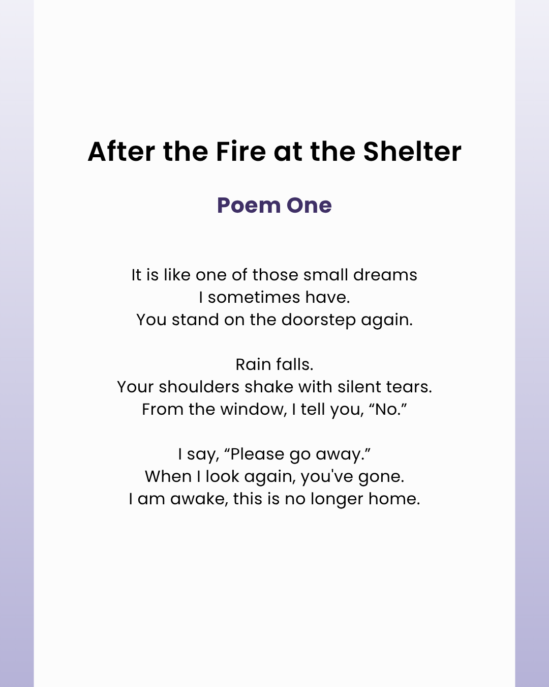 Poem 1